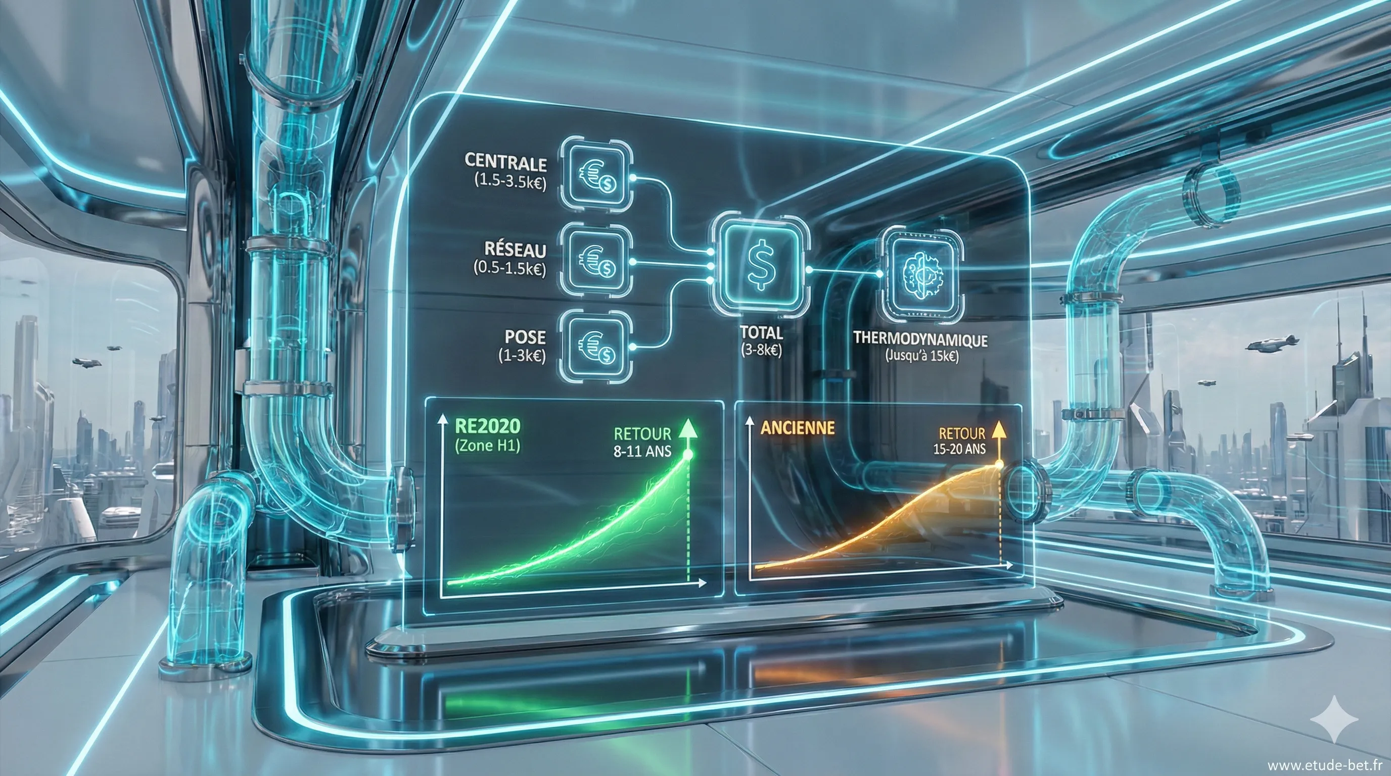 Installation des gaines de VMC double flux dans les combles
