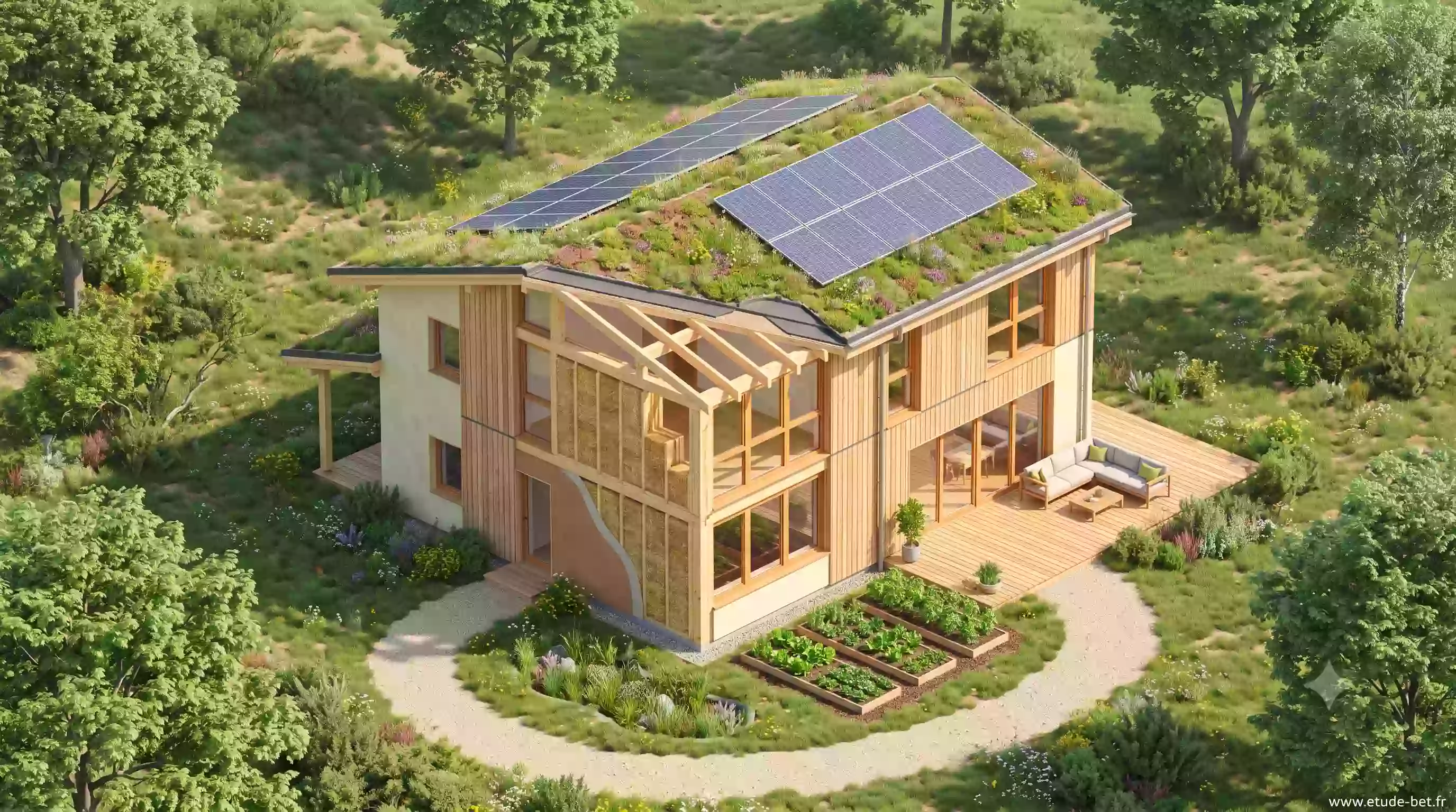 Maison ossature paille et re2020 : le guide complet