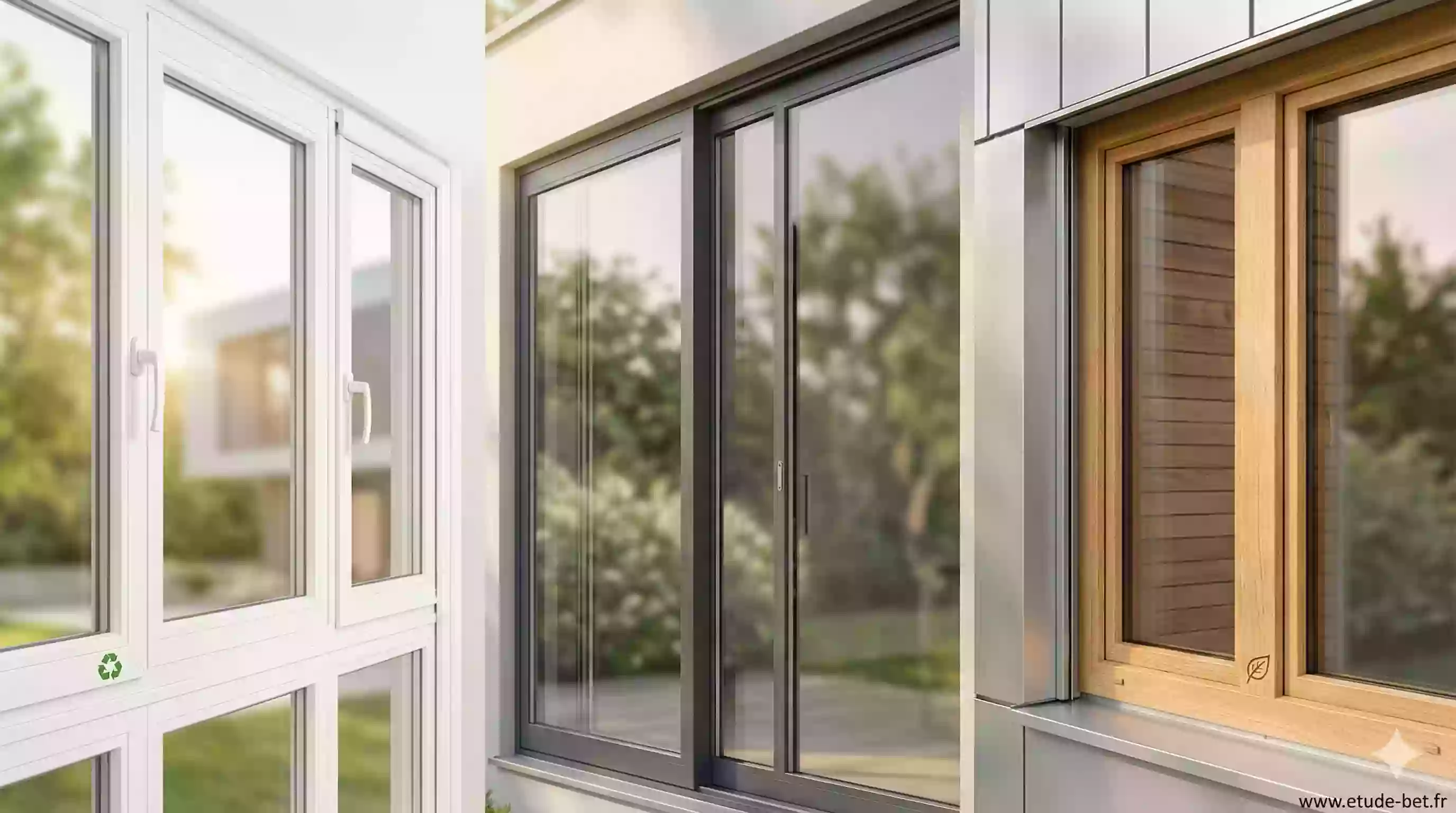 Comparatif des matériaux de fenêtres : PVC, aluminium et bois