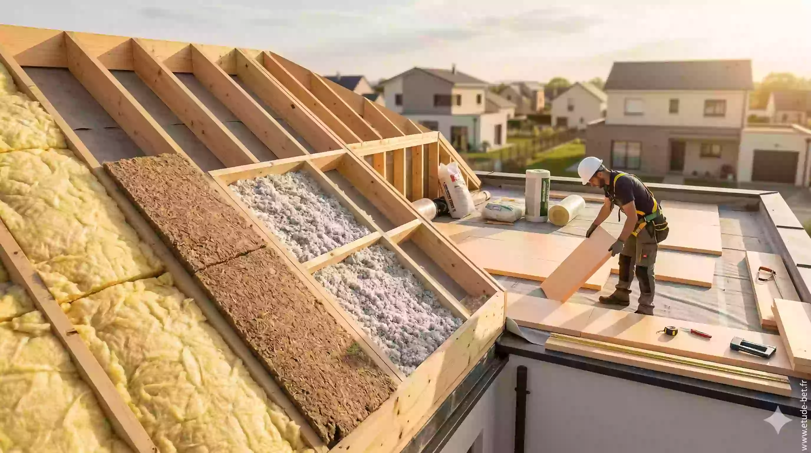 Mise en oeuvre isolation combles perdus re2020