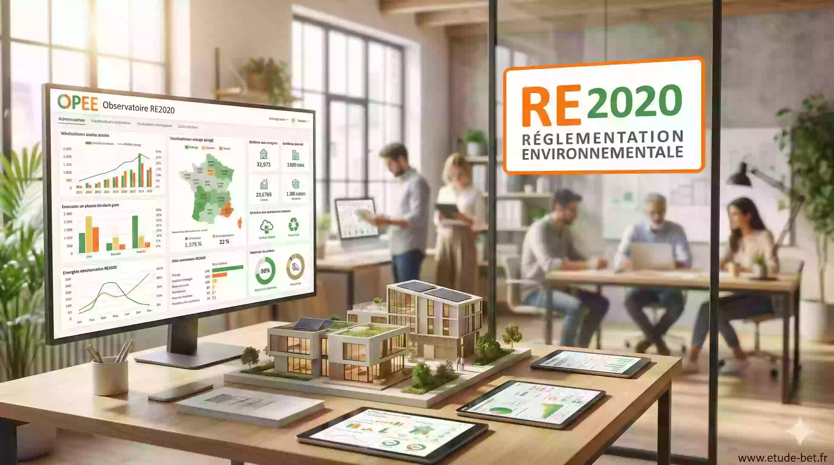 OPEE : l'observatoire qui décrypte la re2020 en chiffres