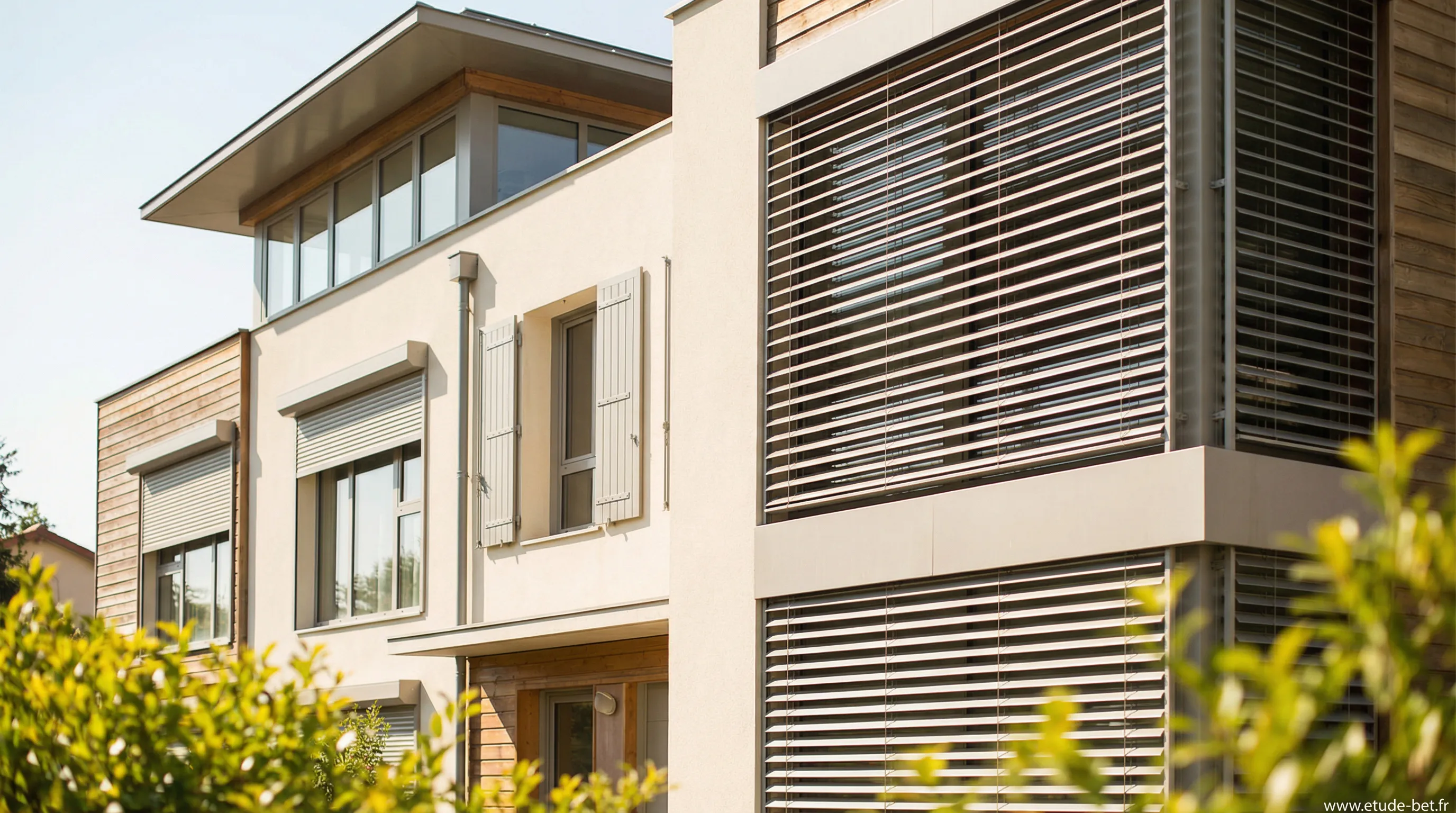 Brise-soleil orientables pour le confort d'été