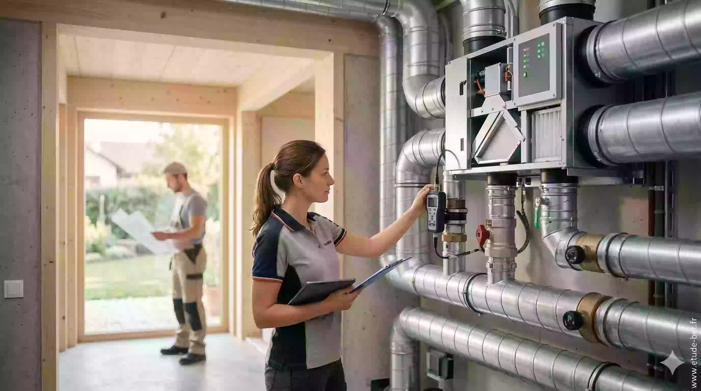 Protocole de vérification de la VMC en fin de chantier re2020