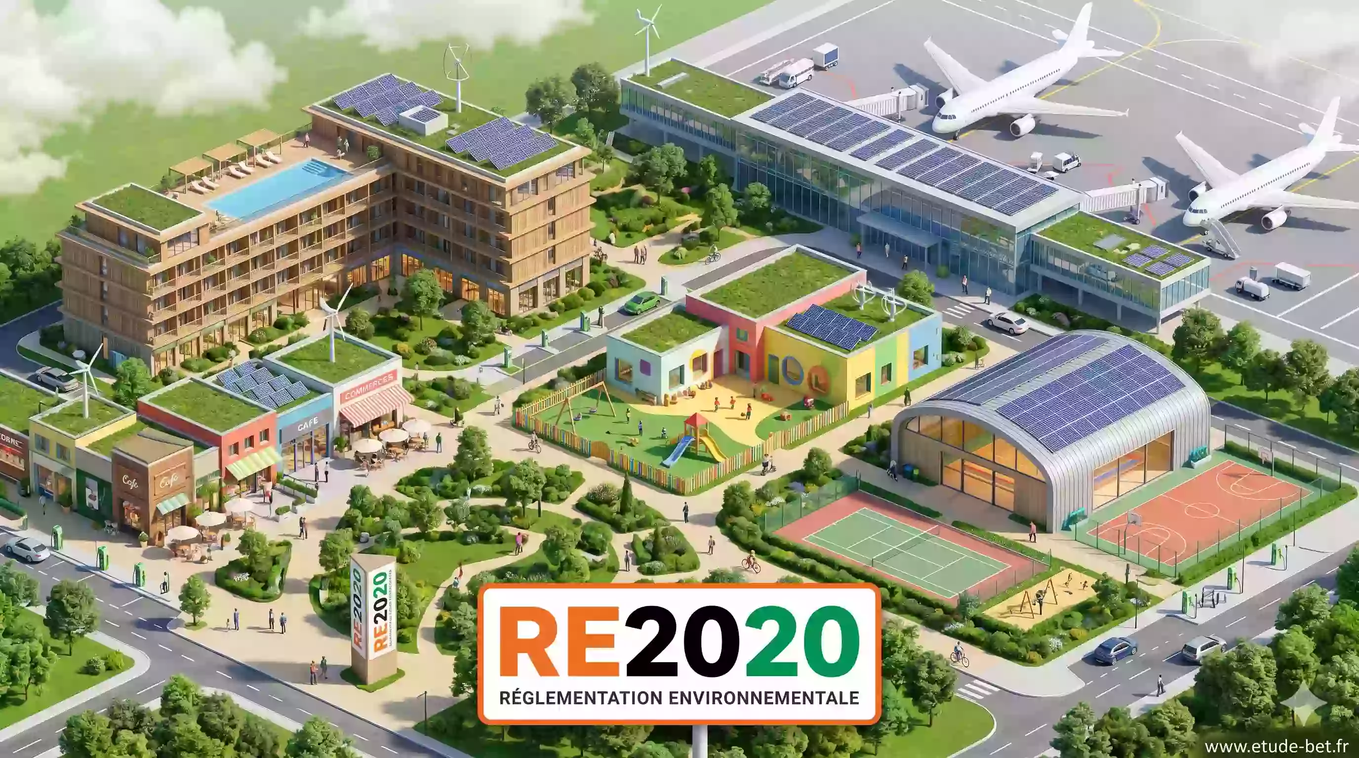 RE2020 : l'arrêté tertiaire en vigueur au 1er mai 2026