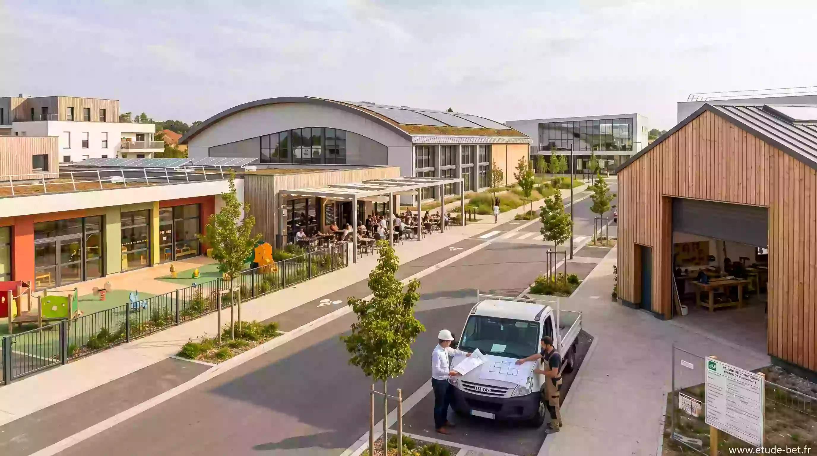 Restaurant, crèche, gymnase et atelier artisanal neufs, nouveaux bâtiments soumis à la re2020 depuis le 1er mai 2026