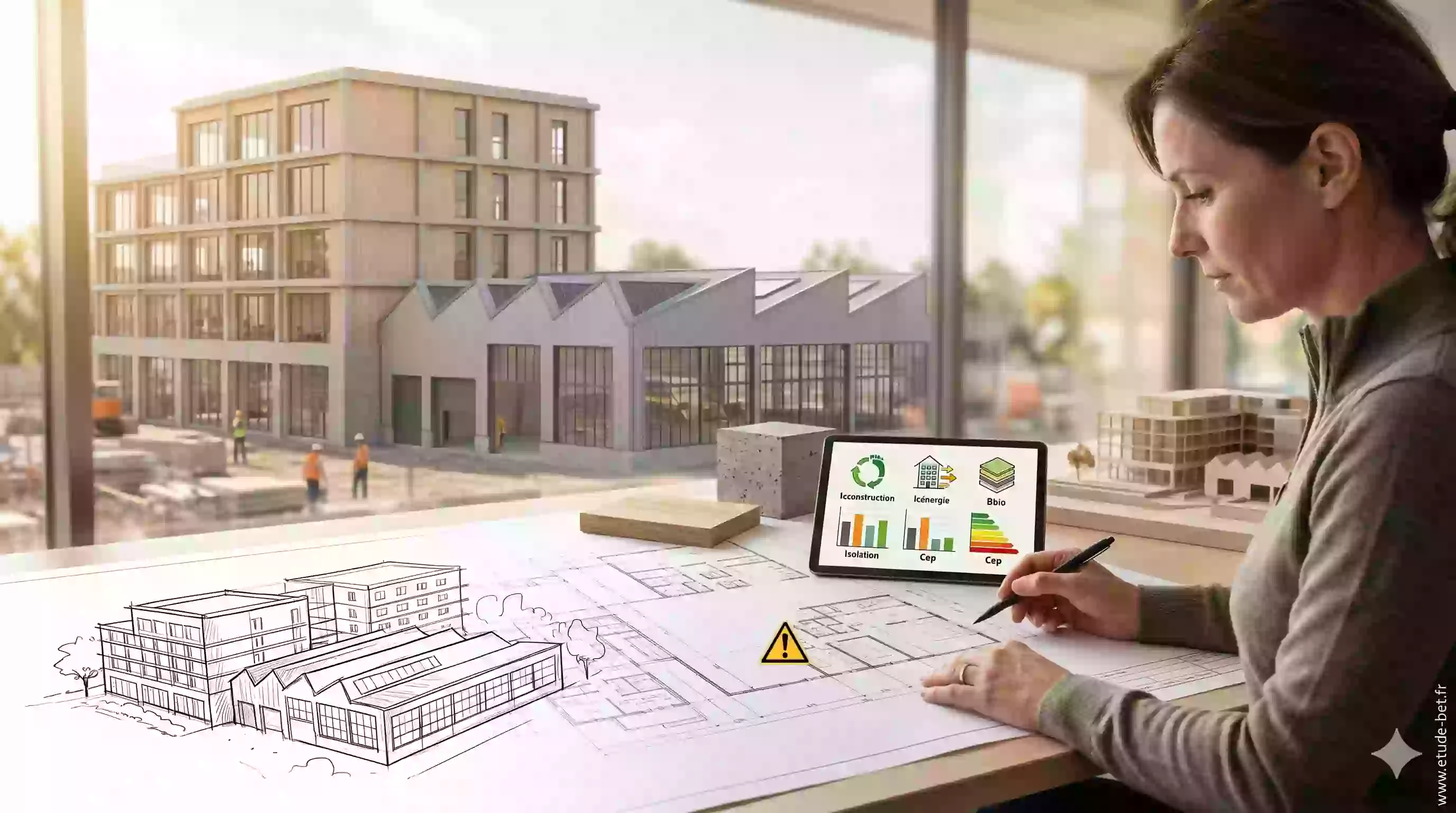 Bureau d'études thermique re2020 bâtiments tertiaires