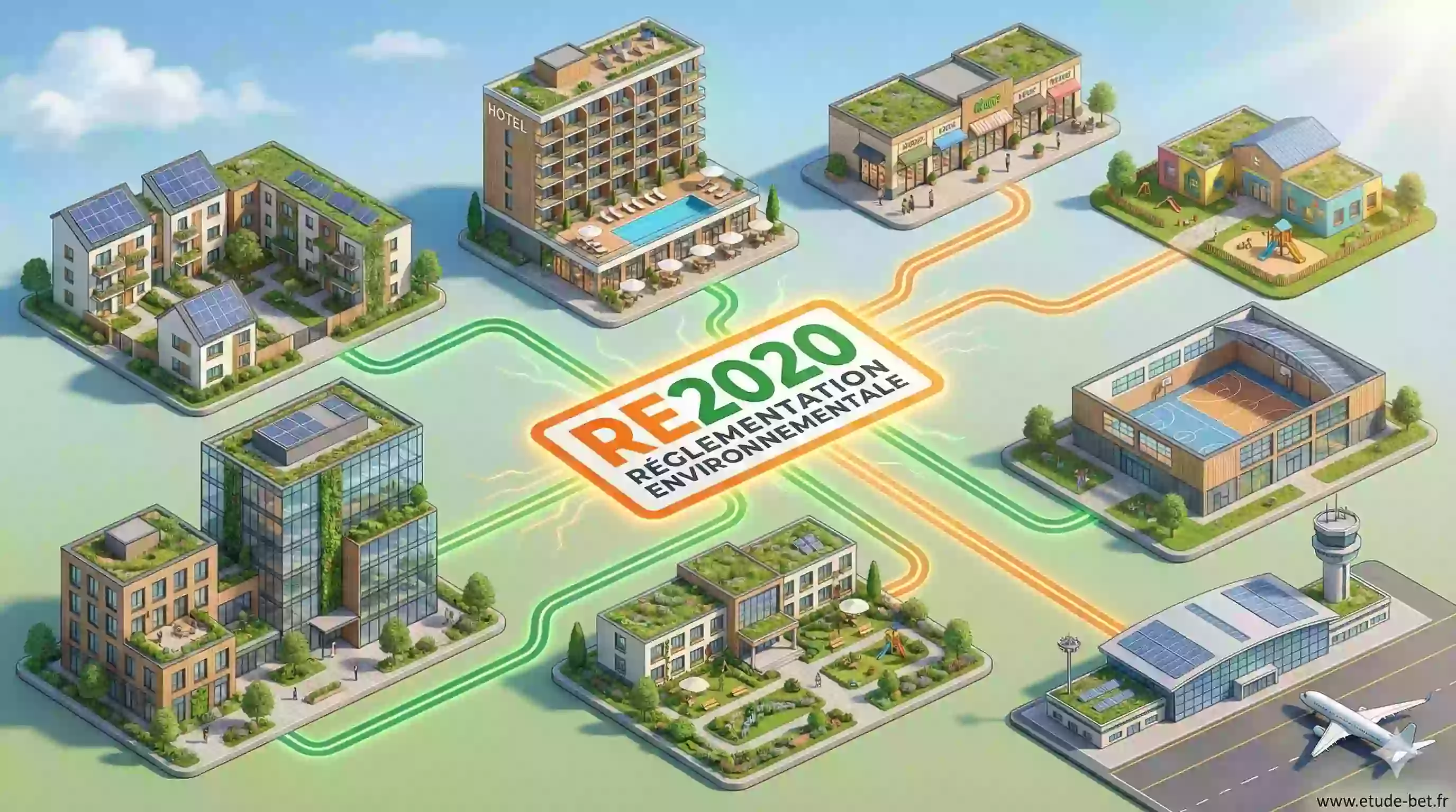 re2020 : extension aux bâtiments tertiaires dès mai 2026