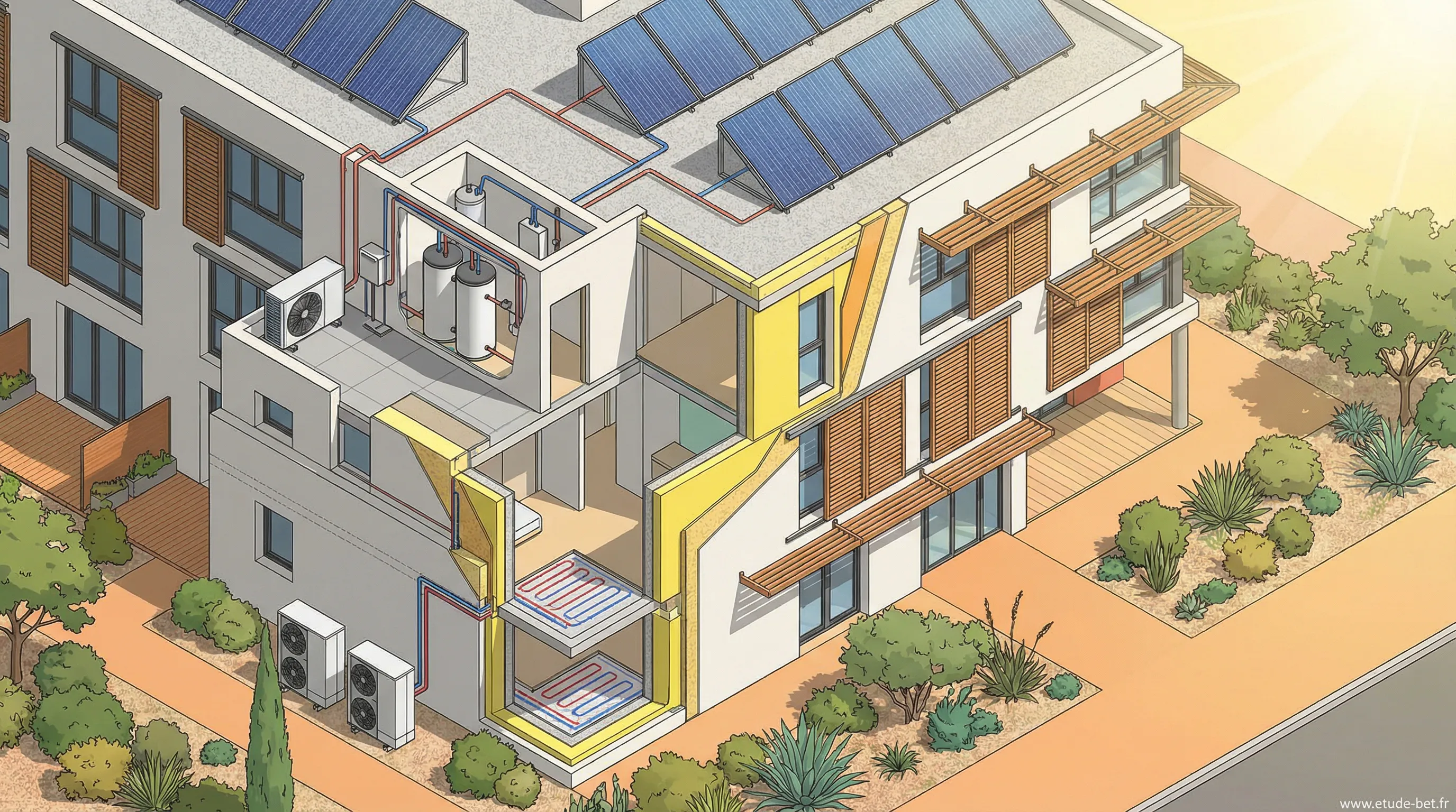 Exemple d'un projet d'hôtel soumis à la RE2020