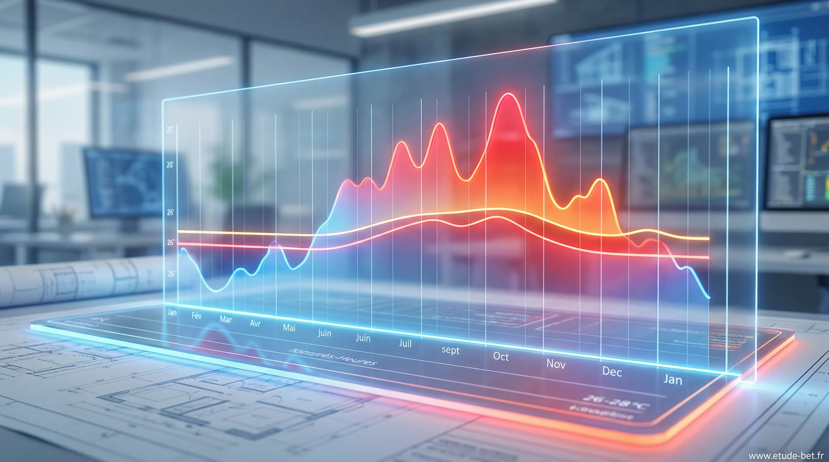 Schéma de calcul de l'indicateur DH en re2020